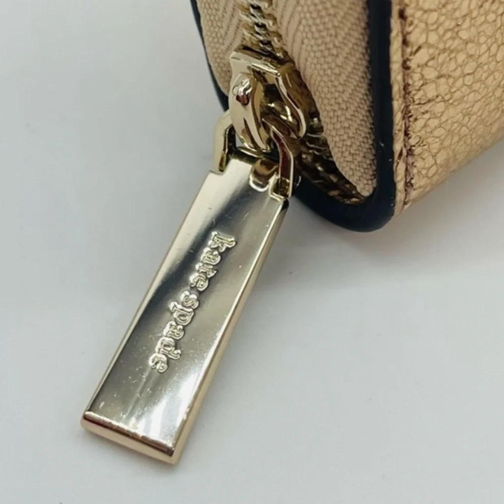 Kate Spade Small Zip Around Card Case Wallet Other Wrapping Party Clittering